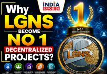 Why LGNS becomes number 1 decentralized project in 2026 with compounding system, passive income model, and indiaexpose24.com branding.